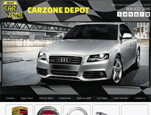 Tablet Screenshot of carzonedepot.com